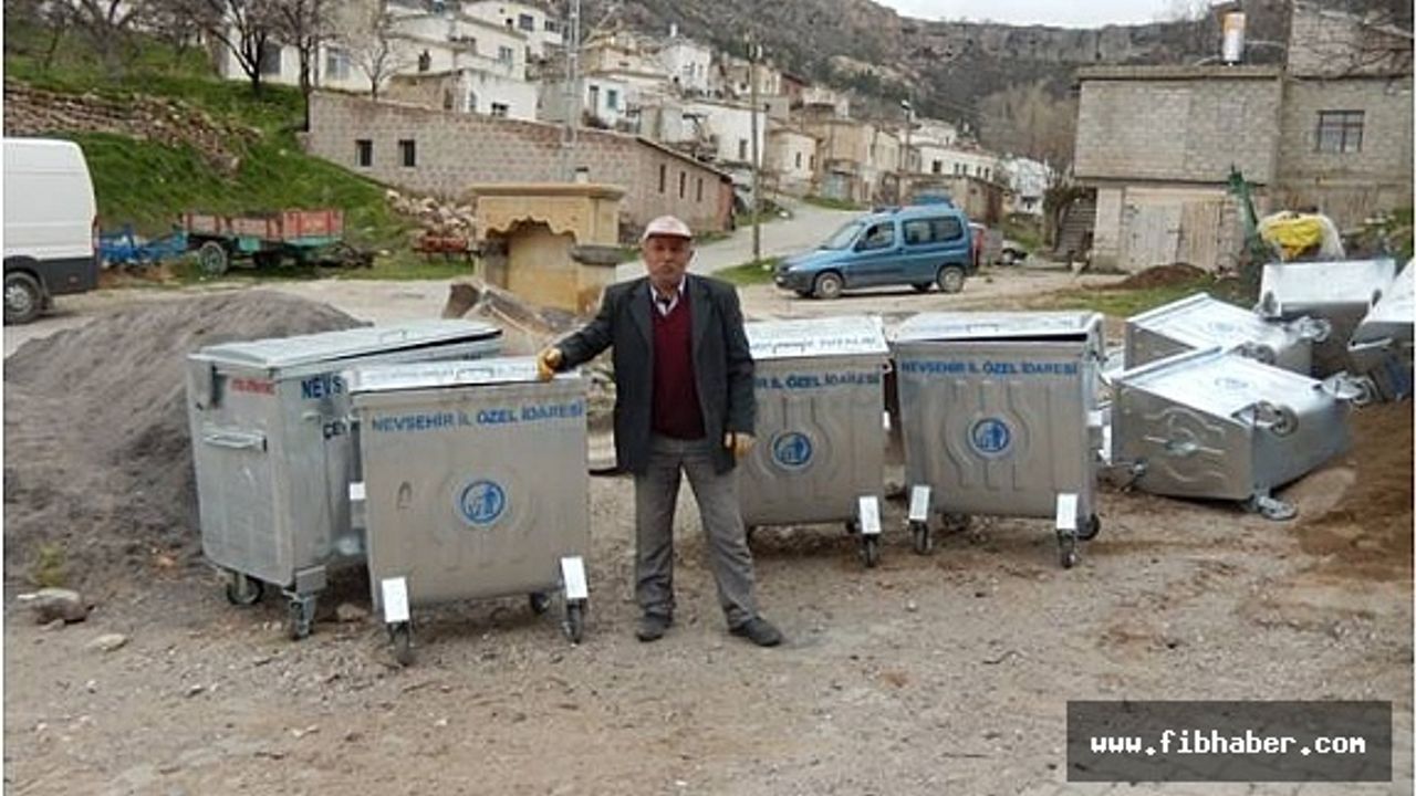 2 yılda köylere bin 500 konteynır dağıtıldı