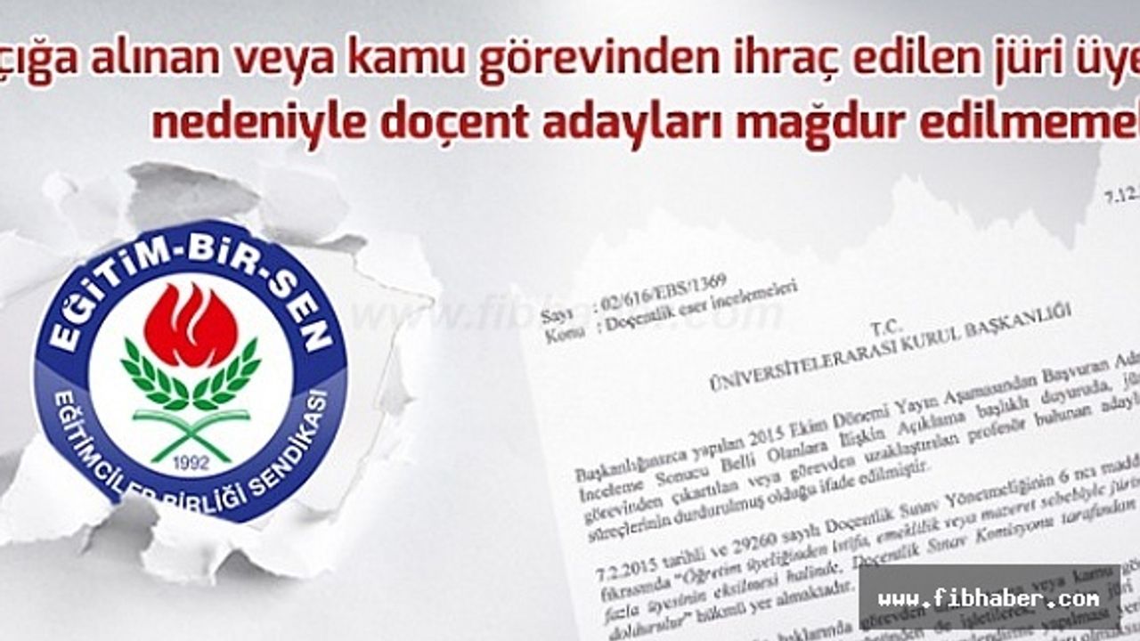 Eğitim-Bir-Sen boş durmuyor