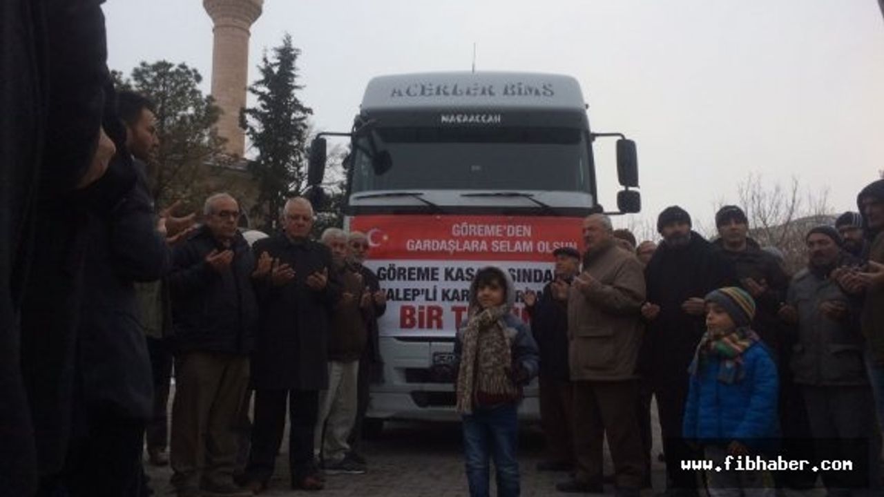 Göreme'den Halepli Gardaşlarına 1 Tır Un Yardımı