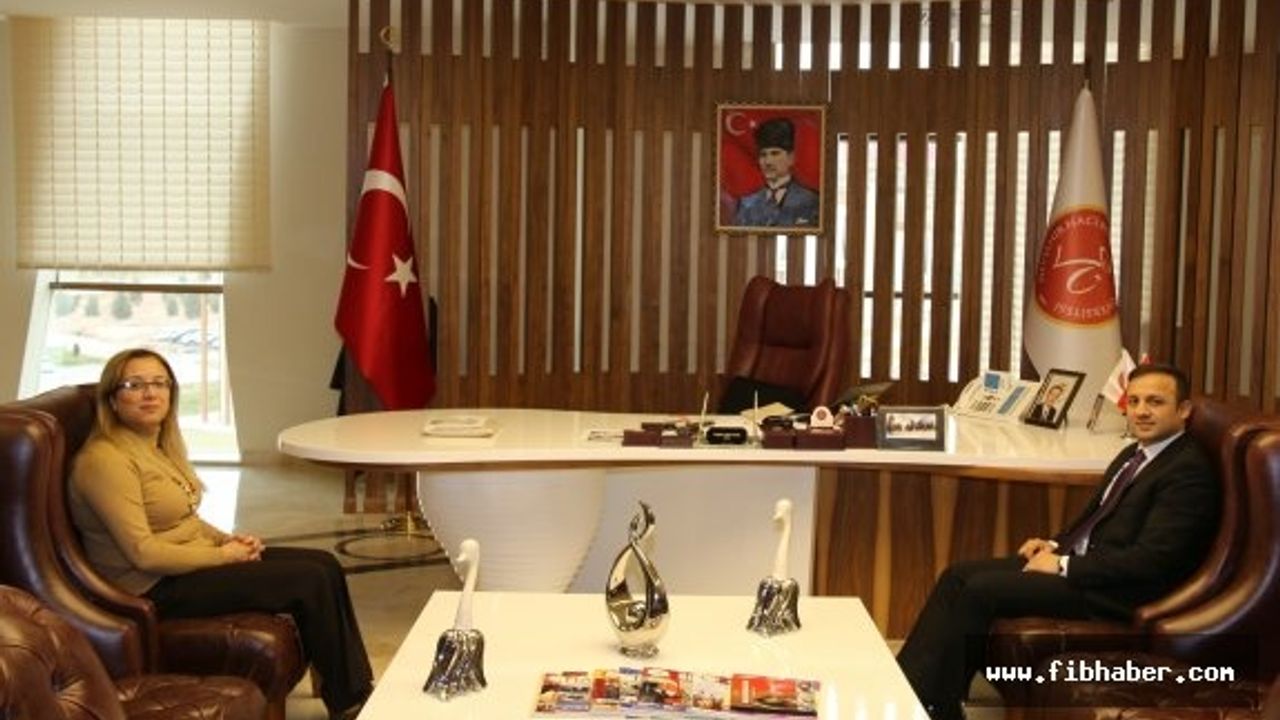 Gülşehir Kaymakamı Ertekin’den NEHÜ Rektörüne Veda Ziyareti