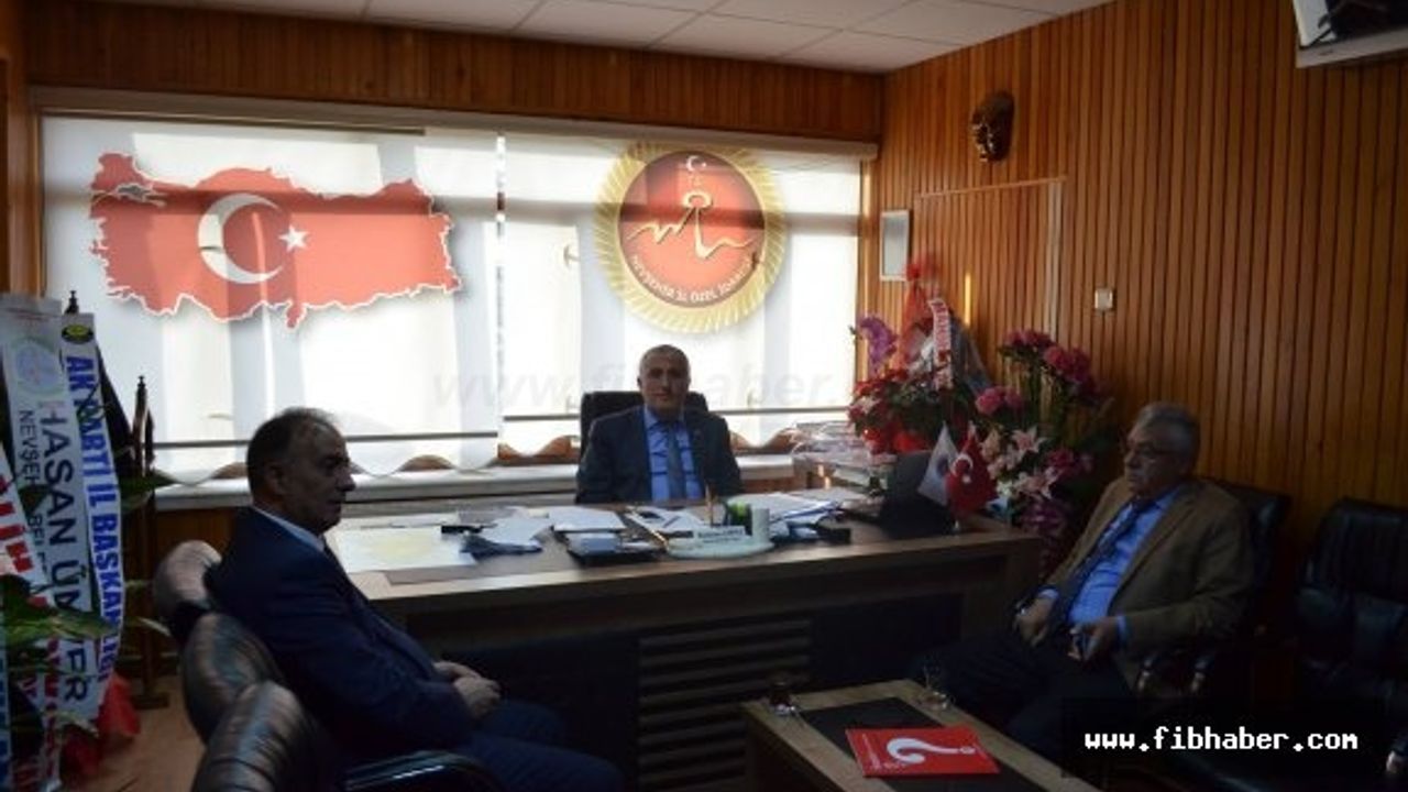 MHP'li Belediye Başkanları'ndan Çiftçi ‘ye Hayırlı Olsun Ziyareti