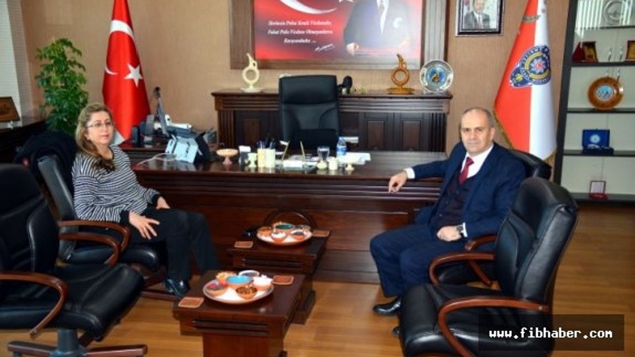 Nevşehir İl Defterdarı Ercoşman'dan, Emniyet Müdürü Artunay'a Taziye Ziyareti