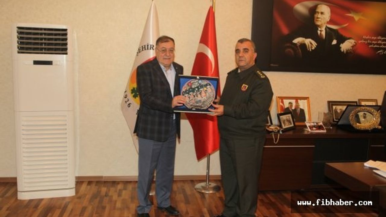 Nevşehir İl Jandarma Alay Komutanı’ndan Veda Ziyareti