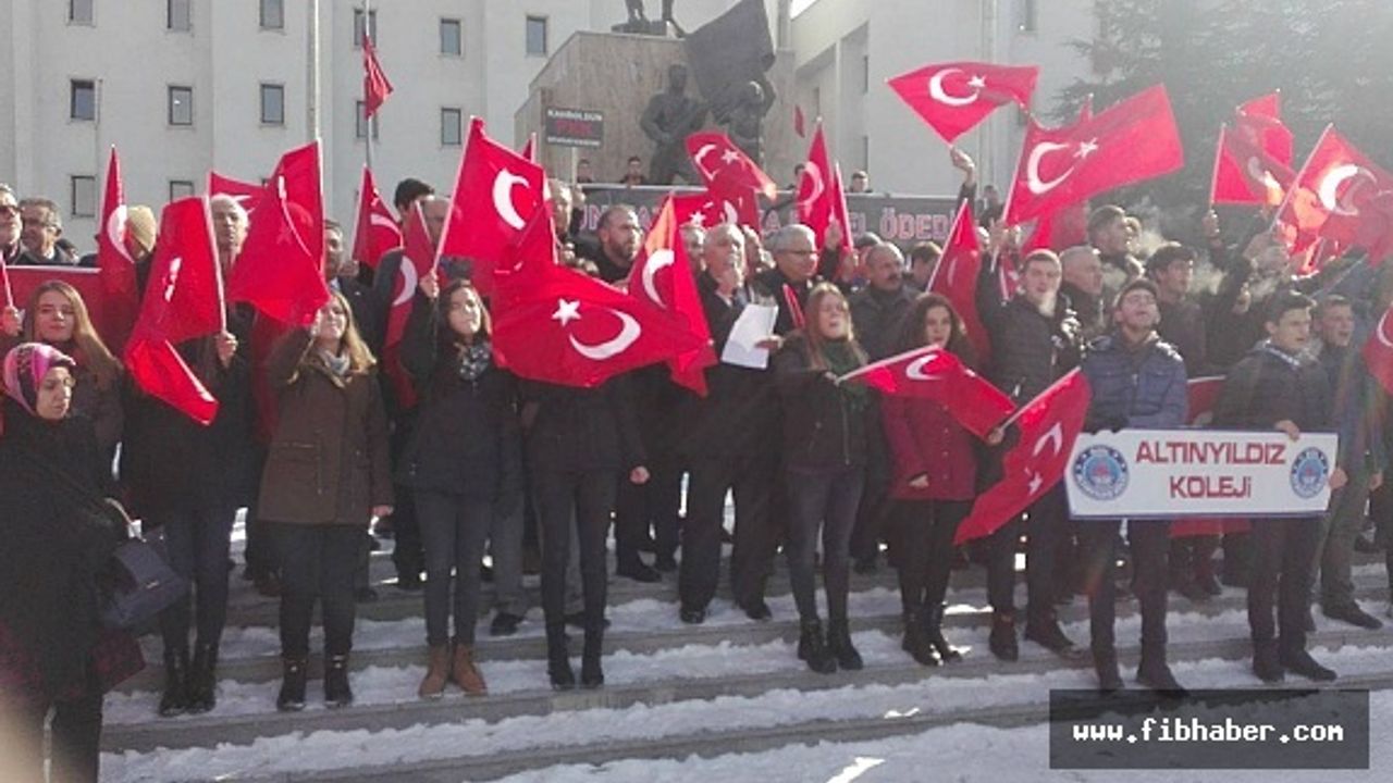 Nevşehir'de STK’lardan teröre karşı ortak tepki