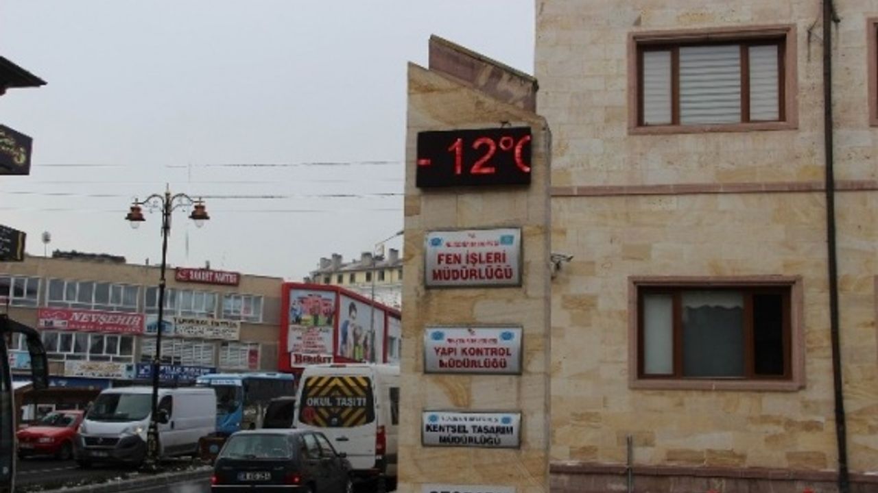 Nevşehir’de son beş yılın en soğuk Aralık ayı yaşanıyor
