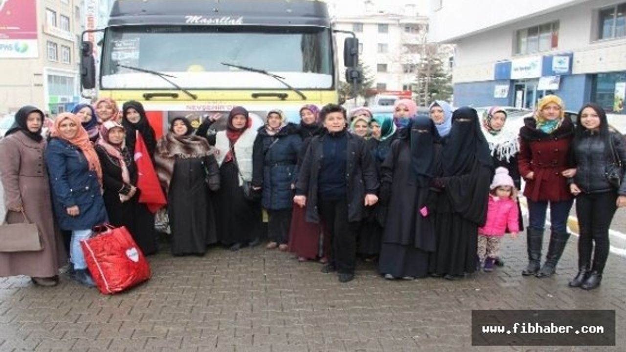 Nevşehirli 120 Gönüllü Halep İçin Cilvegözü Sınır Kapısı’na Hareket Etti