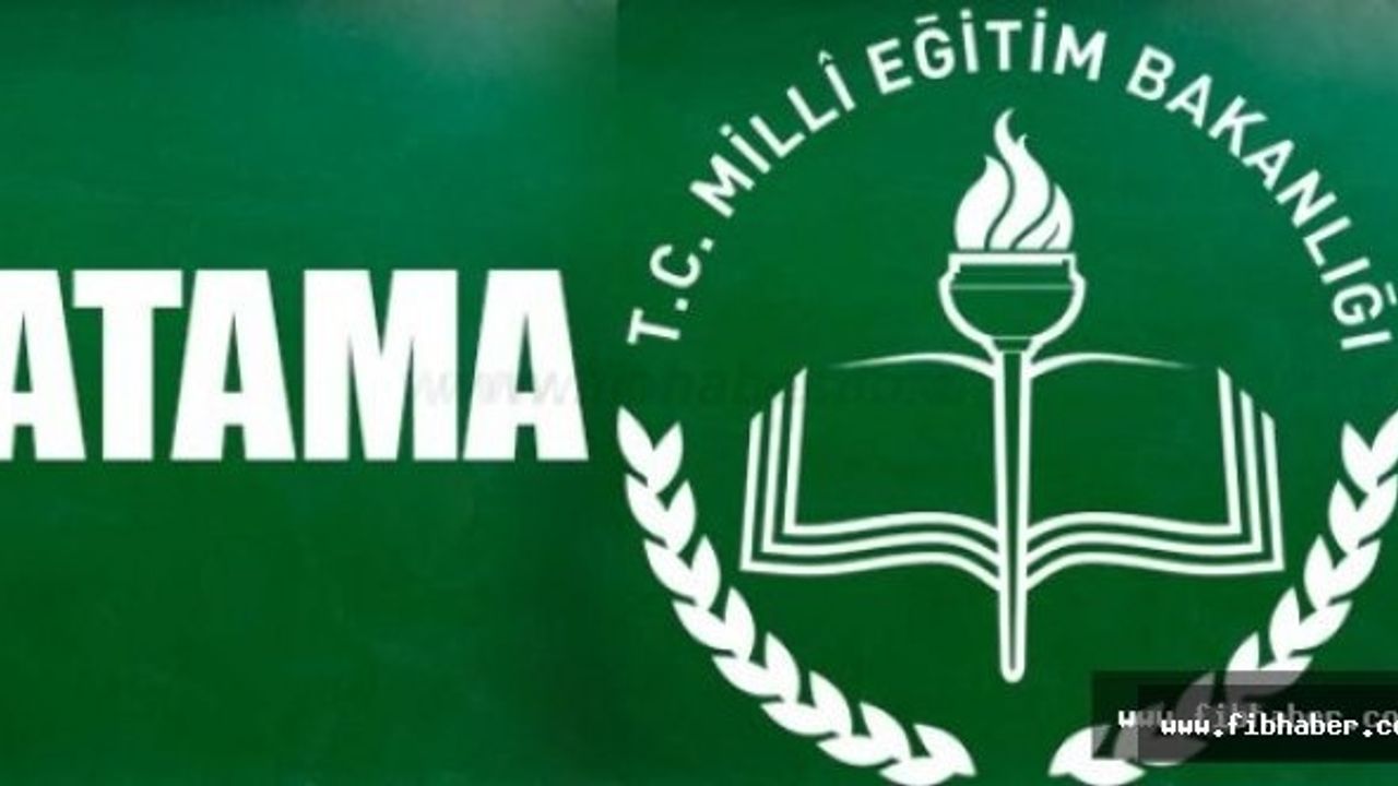 Norm Kadro Fazlası Öğretmenlerin Ataması 2. Aşama Yapıldı