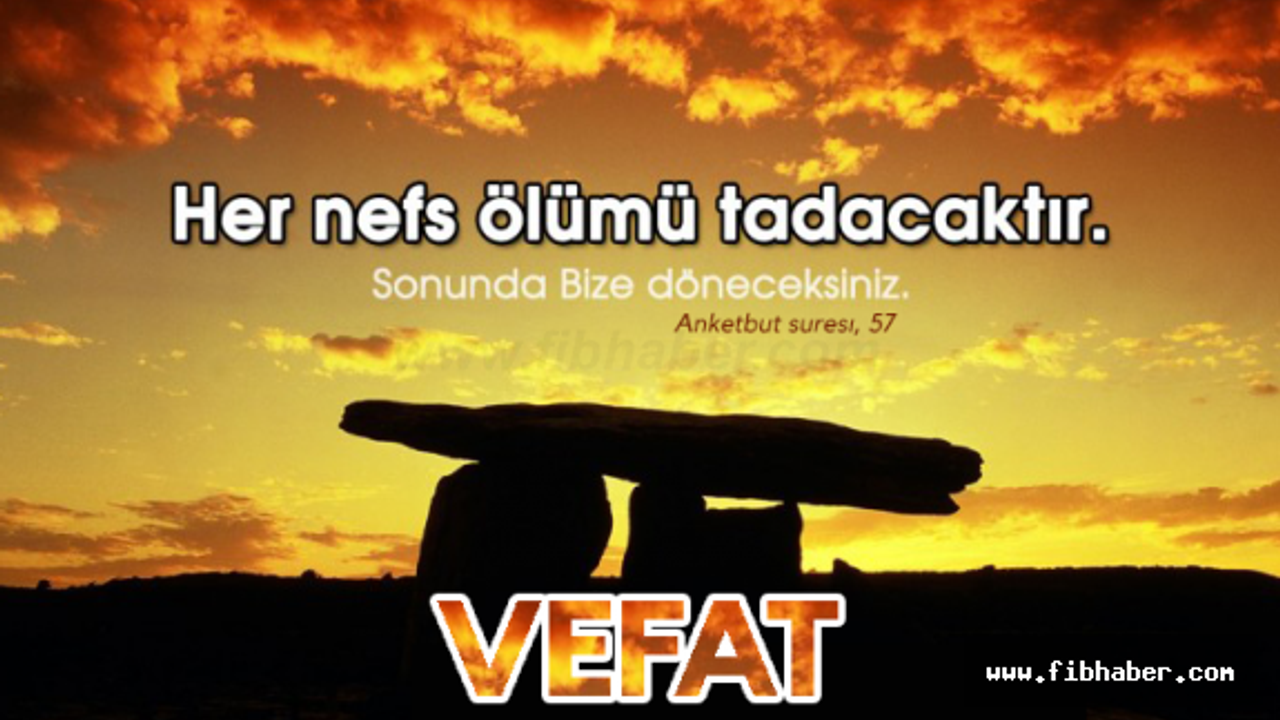 Nevşehirli Eski Sarıtaş Ustası Vefat Etti