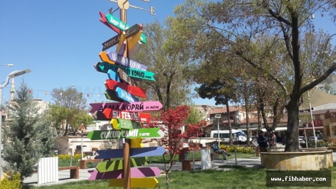 Avanos’un Gezilecek Yerlerini Gösteren Yön İşaretleri Takıldı