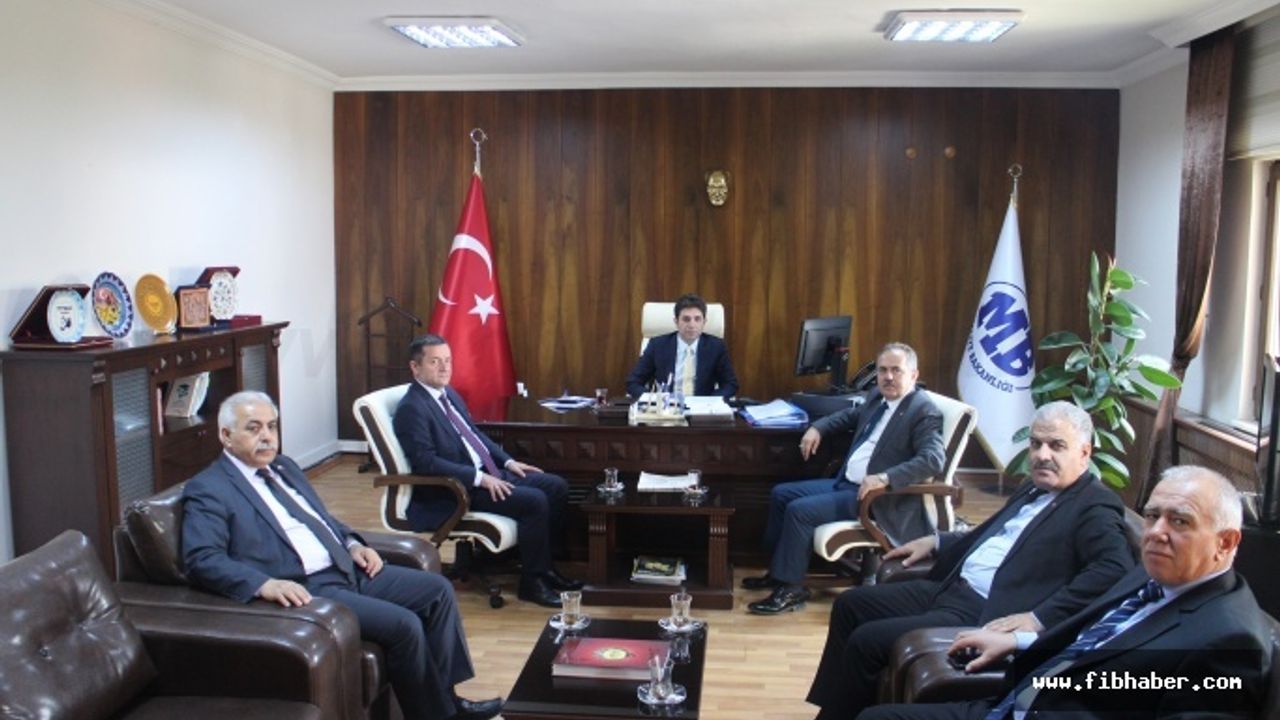 Türk Büro-Sen genel başkan yardımcılarından Defterdar’a  ziyaret