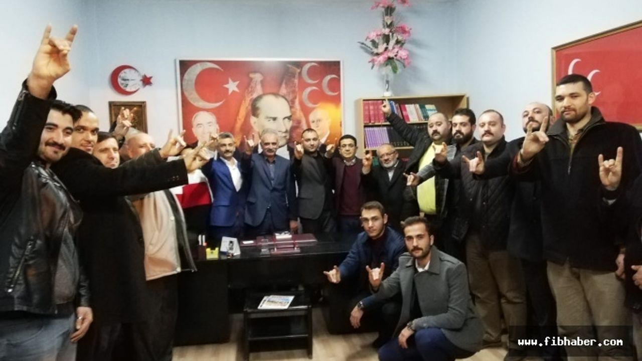 Ülkü Ocakları MHP Ürgüp İlçe Başkanlığını Ziyaret Etti
