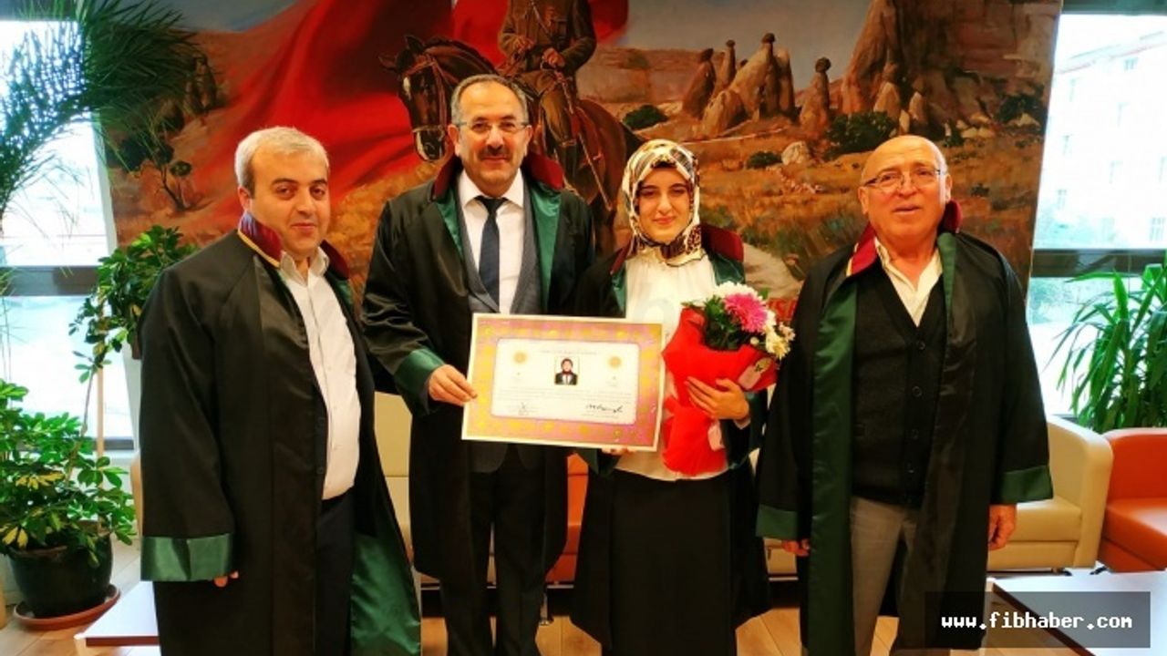 Nevşehir Barosuna Yeni Bir Avukat Daha Katıldı