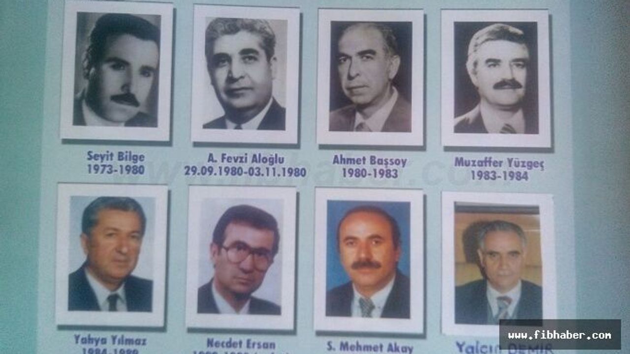 Geçmişten Günümüze Nevşehir Belediye Başkanları...