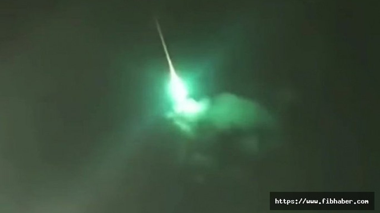 Nevşehir'e 'meteor' düştüğü iddia edildi! İşte o görüntüler