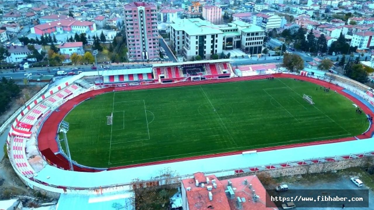 Karşınızda yenilenen Nevşehir Gazi Stadyumu'ndan ilk görüntüler