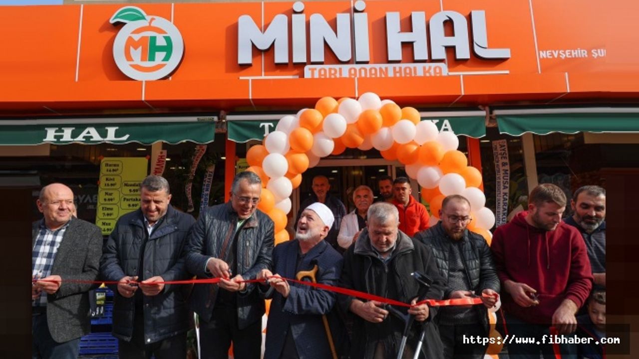Nevşehir'de "Mini Hal" indirimli ürünleri ve yenilenen yüzüyle açıldı