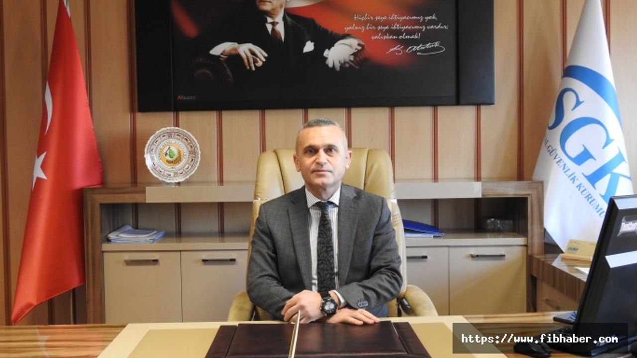 Nevşehir SGK Müdürü Baltacı: 'Kayıtdışı Çalışmayın Çalıştırmayın!'