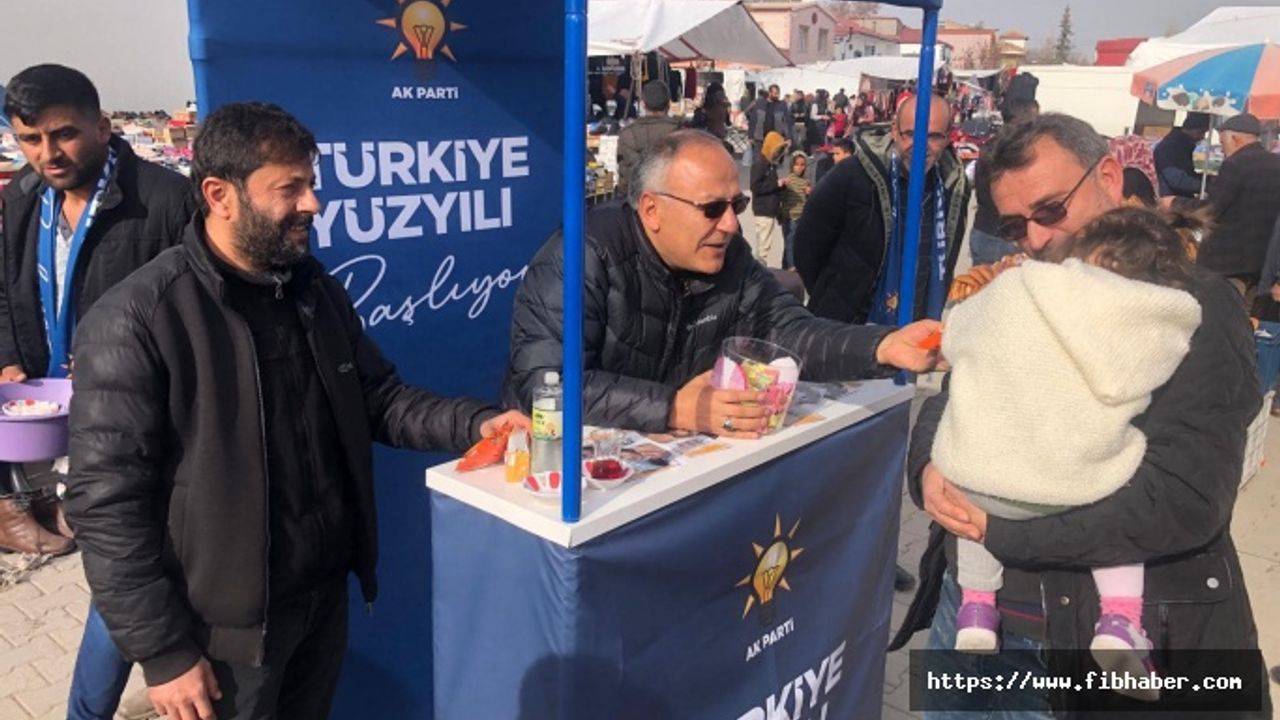 Başkan Aksoy, Derinkuyu'da AK Parti'ye üye kaydı yaptı