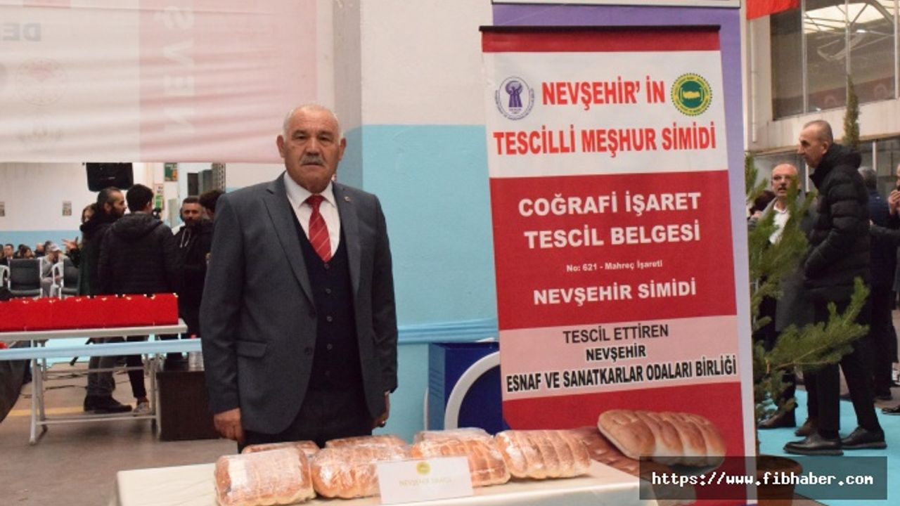Nevşehir'in tescilli simidi tarım fuarında görücüye çıktı