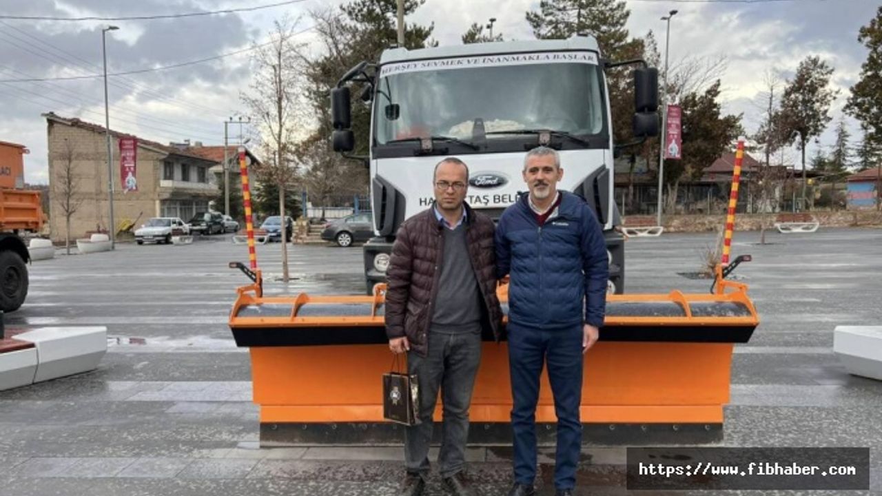 Hacıbektaş Belediyesine Yeni Kar Küreme Aracı