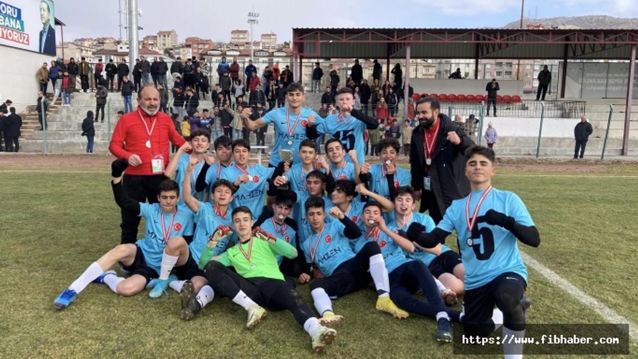Maksan spor U16 Nevşehir şampiyonu oldu