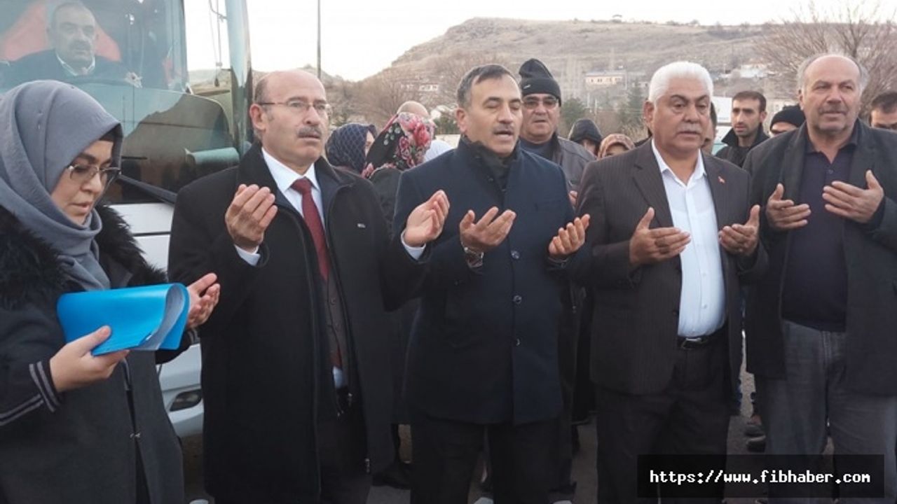 Nevşehir'de 30 Umreci için uğurlama töreni düzenlendi