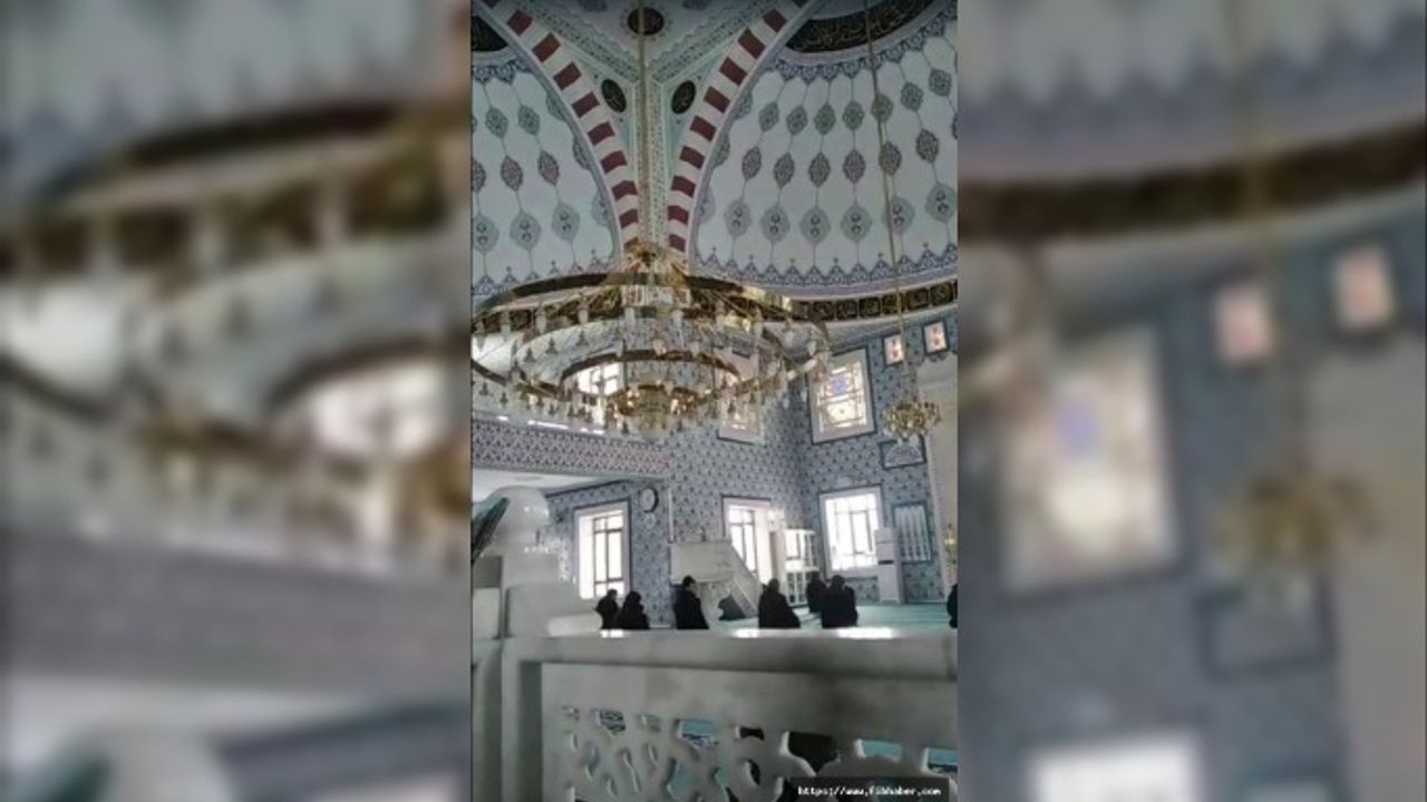 Nevşehir Acıgöl'de cami cemaati depreme böyle yakalandı