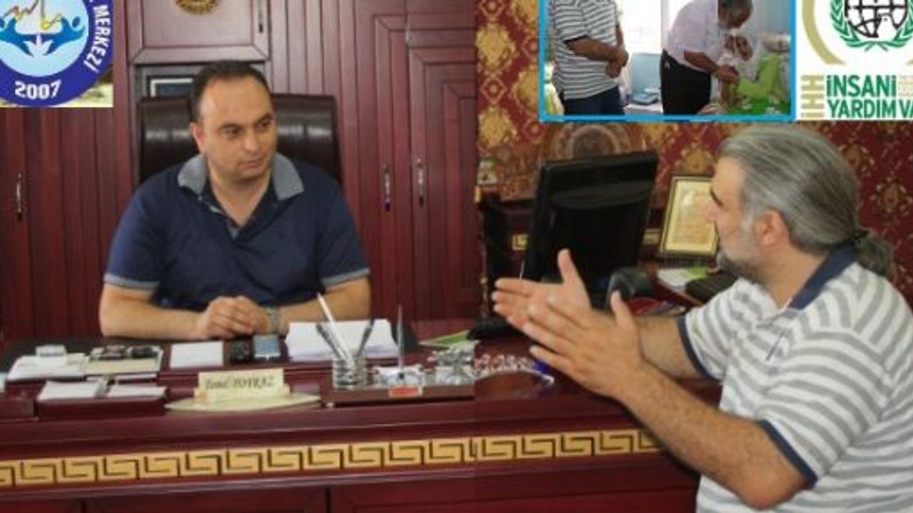İHH Yönetim Kurulu Üyesi Osman Nuri Kabaktepe Büşra Bakım Merkezine Ziyaret