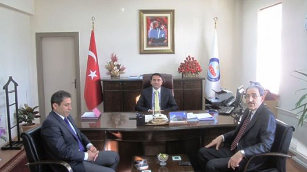  Nevşehir İl Emniyet Müdürü, Kaymakam Sayın Mustafa ÇAKIR'ı ziyaret etti