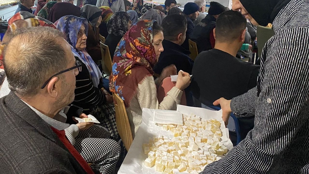 Miraç Kandili'nde Nevşehir'deki depremzedelerle dualar edildi
