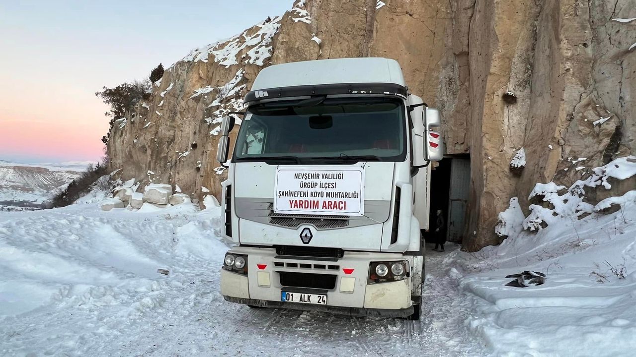 Nevşehir'in Şahinefendi köyünden deprem bölgesine 130 ton patates gönderildi