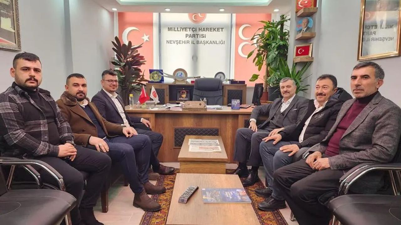 AK Parti Kozaklı heyetinden MHP'ye ziyaret