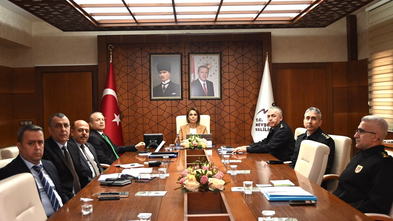 Nevşehir'de Güvenlik ve Değerlendirme Toplantısı