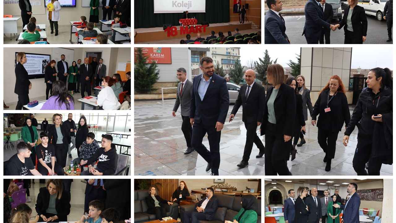 Vali İnci Sezer Becel Bahçeşehir Koleji’ni Ziyaret etti
