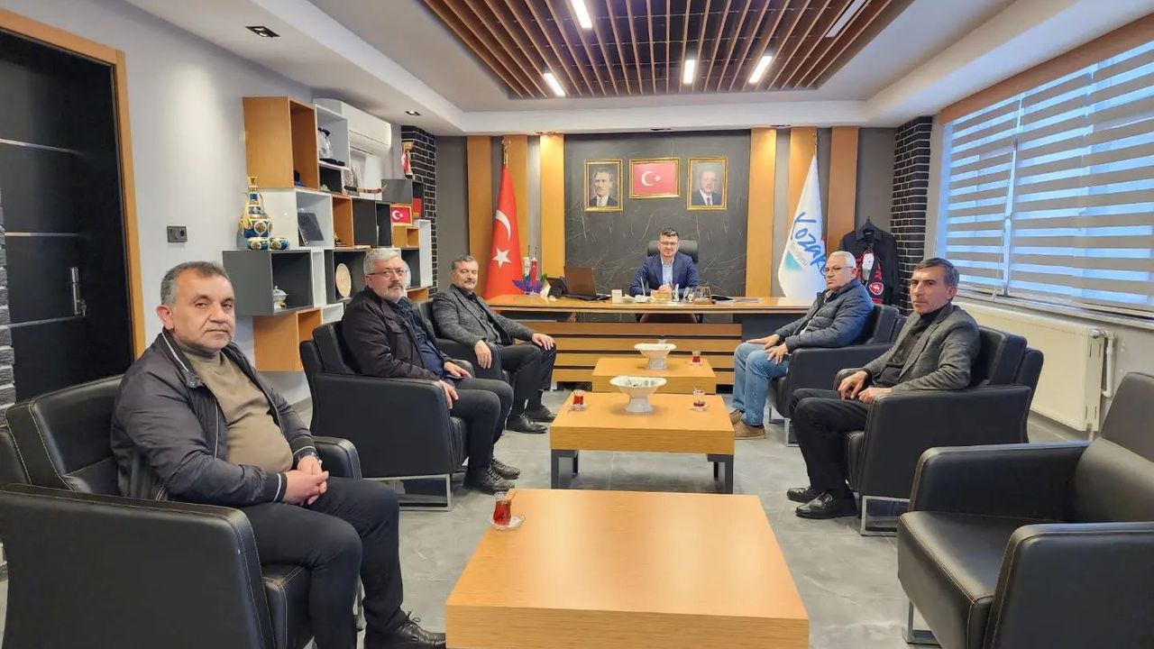 MHP Nevşehir İl Başkanı Doğu, Kozaklı'da Başkan Kabukcuoğlu ile görüştü