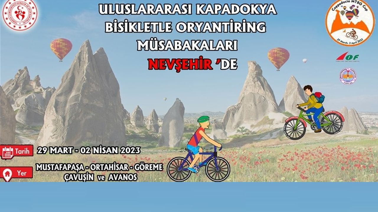 Uluslararası Kapadokya Bisikletle Oryantiring Kupası Başlıyor