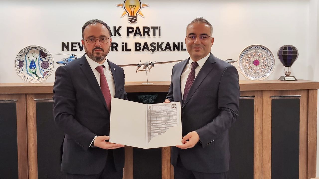 Fatih Güneş, resmen AK Parti'den Nevşehir aday adayı oldu