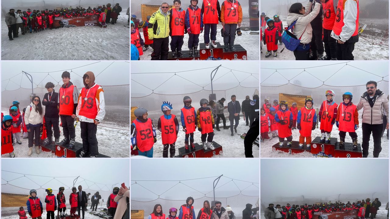 Bahçeşehir Koleji "Kayak Alp Disiplini" yarışmasına damga vurdu