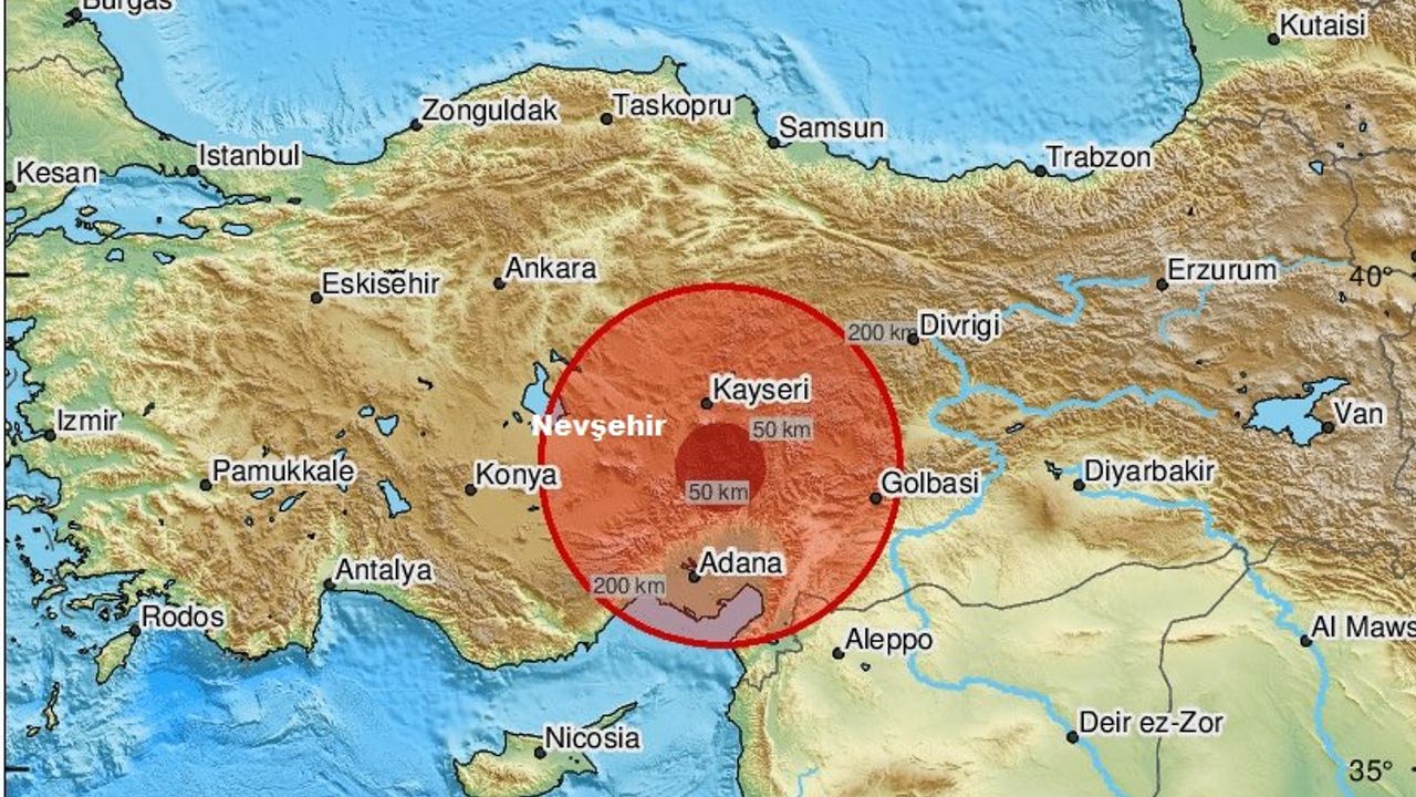 Kayseri'de korkutan deprem! Nevşehir'den de hissedildi