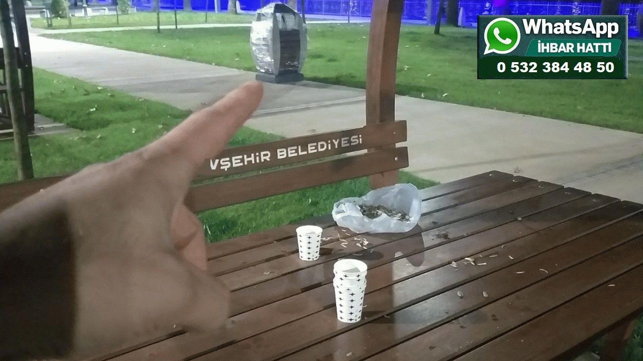 Hasta bunlar! Nevşehir'de yeni açılan parklara zarar verdiler
