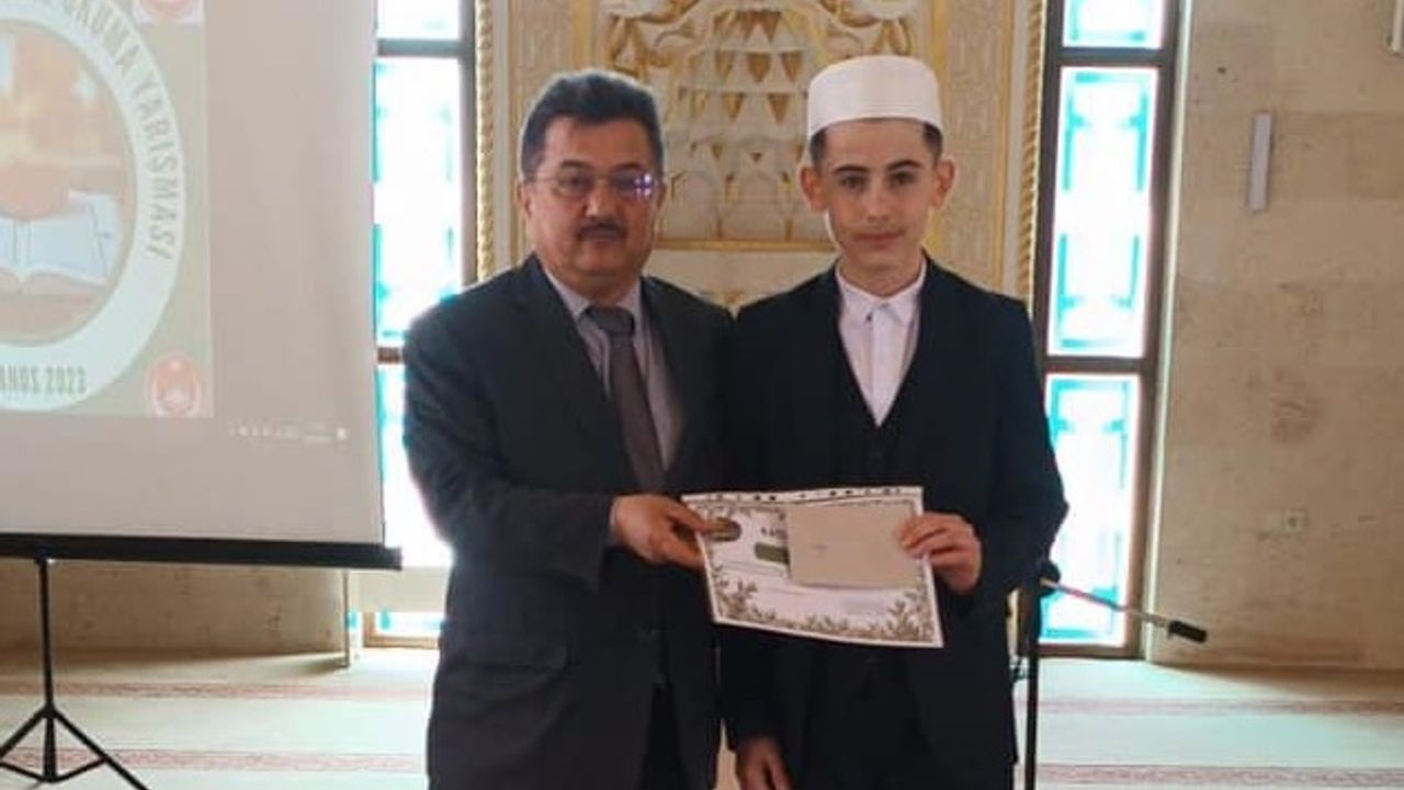 Kur'an-ı Kerim Güzel Okuma Yarışmasında Nevşehir birincisi oldu