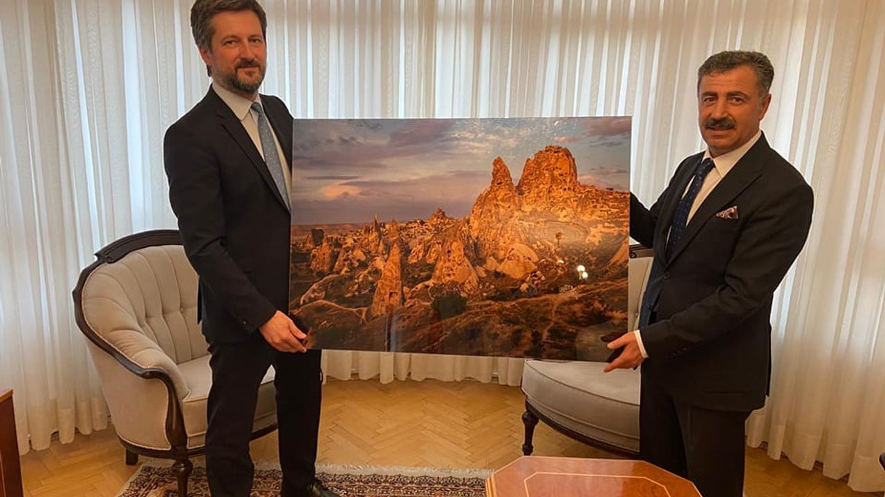 Uçhisar Belediye Başkanı Süslü'den Macaristan Büyükelçisine ziyaret