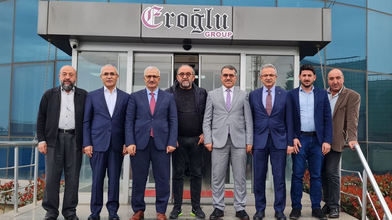 Nevşehirli İş İnsanı Eroğlu Gebze'deki fabrikasında özel konuklarını ağırladı
