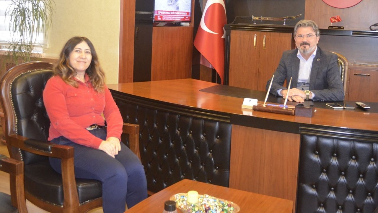 AK Parti Nevşehir Milletvekili Aday Adayı Çömçe, Acıgöl Belediye Başkanı Ertaş’ı Ziyaret Etti