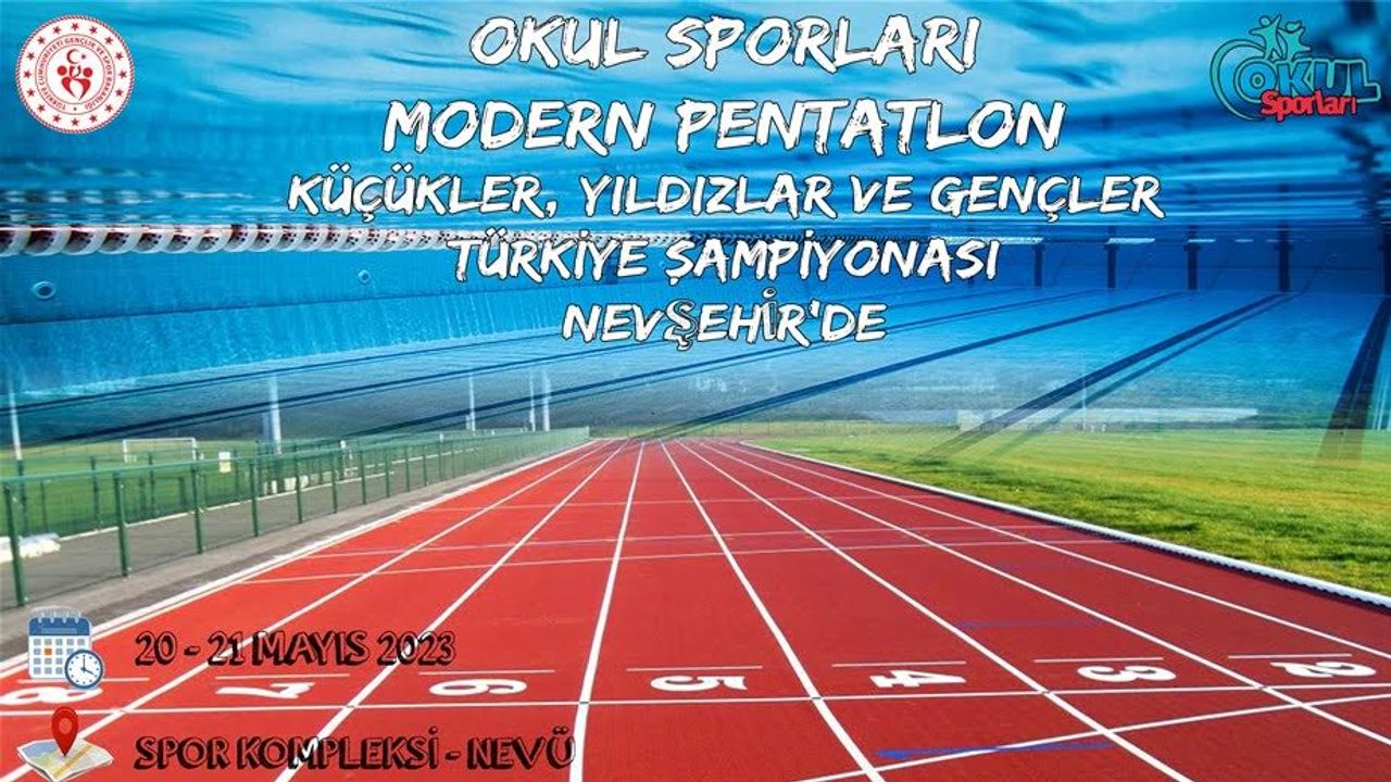 Atletizm ve Yüzme Türkiye birinciliği müsabakaları Nevşehir'de