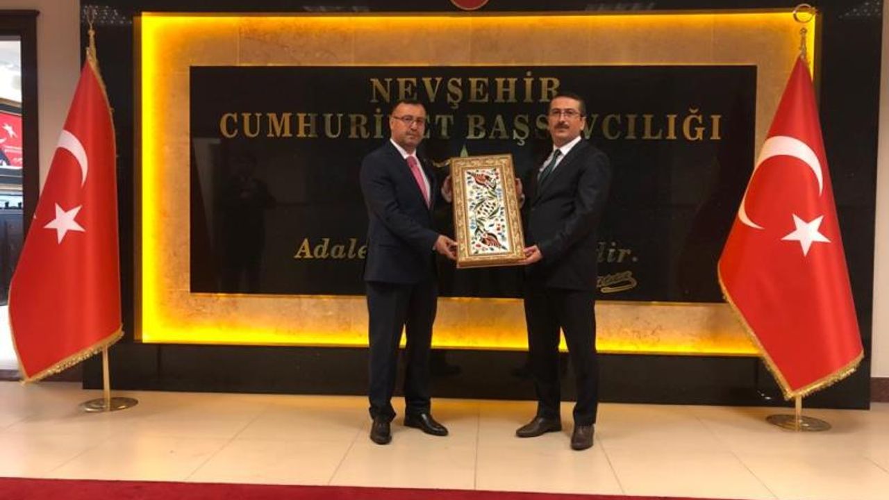 Nevşehir Cumhuriyet Başsavcısı  İsmet Çınar'a ziyaret