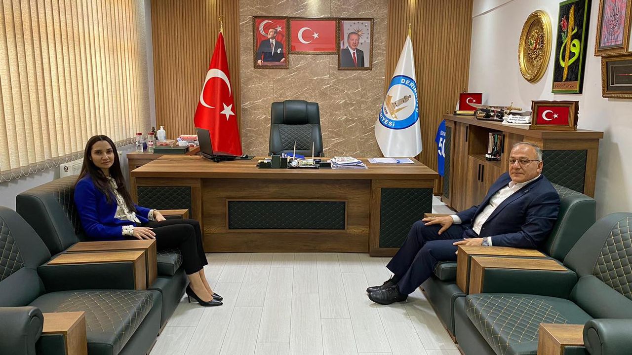 Nevşehir Vali Yardımcısı Karaalioğlu, Derinkuyu'da Başkan Aksoy’la görüştü