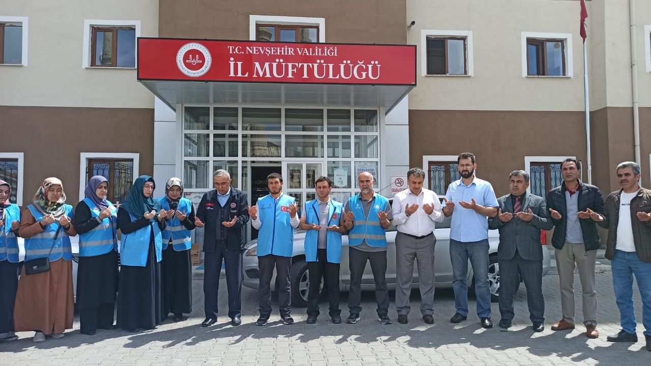 Nevşehir İl Müftülüğü deprem bölgesine yeni ekip yolladı