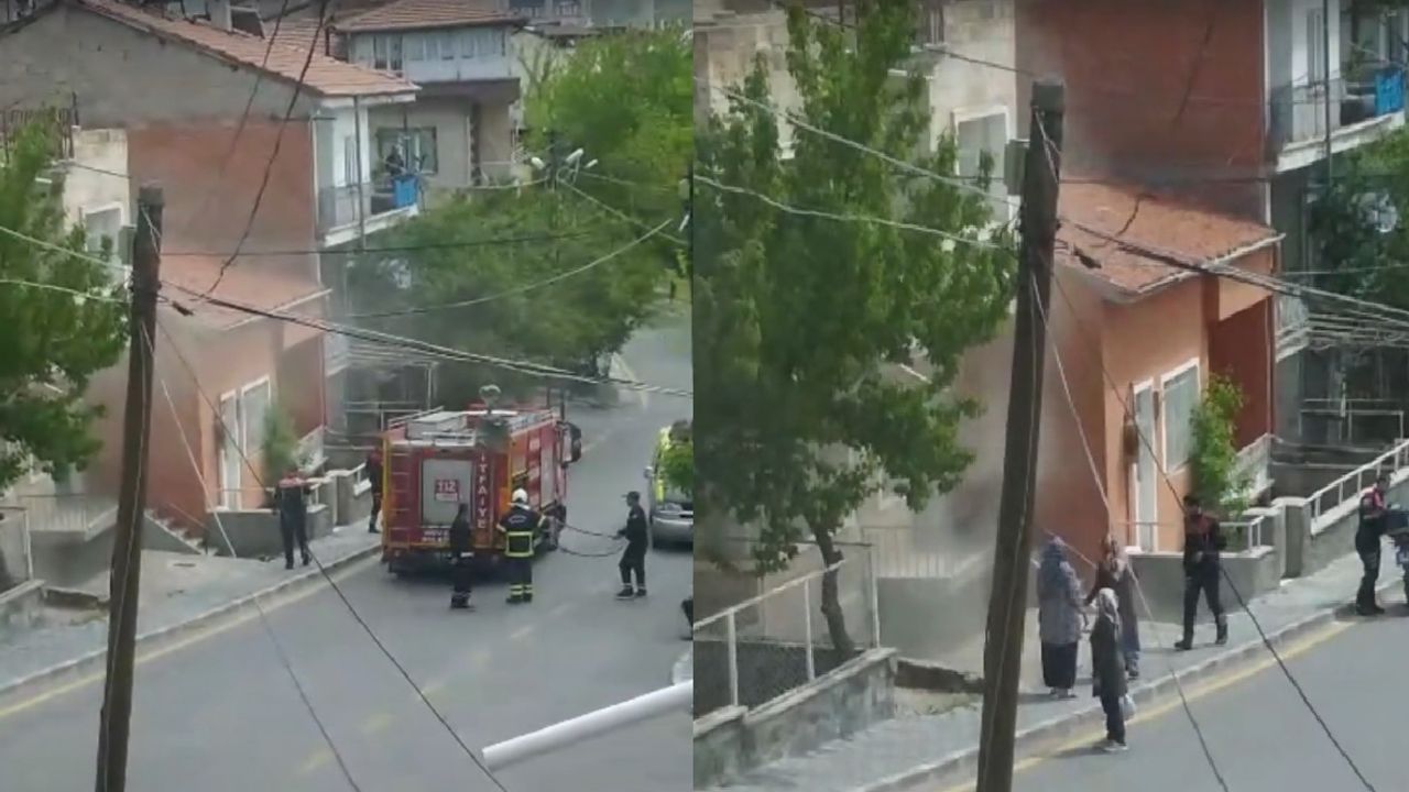 Nevşehir'de mesken yangını korkuttu