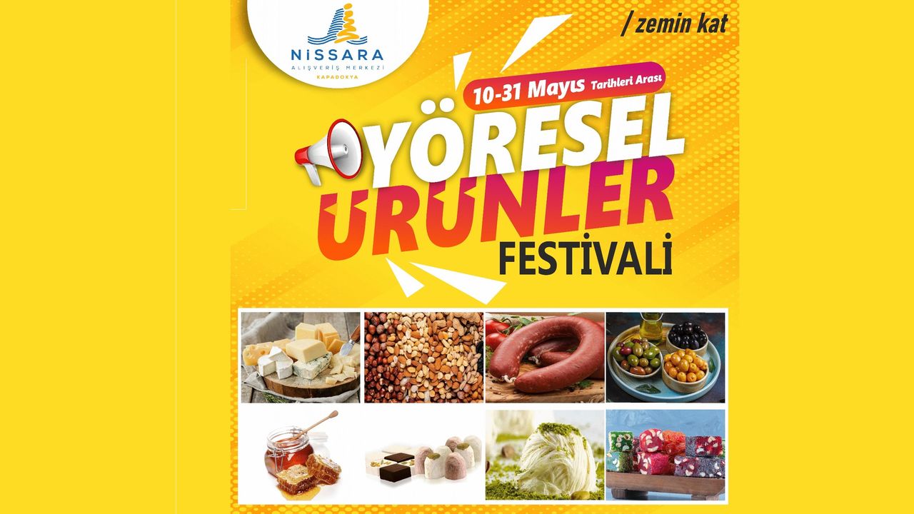 Nevşehir Nissara AVM'de Yöresel Ürünler Fuarı Açıldı